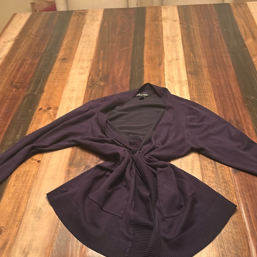 Purple Cardigan